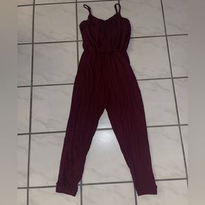 American Rag Maroon Jumpsuit